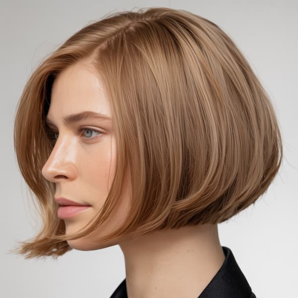 Layered Bob with Stacked Back