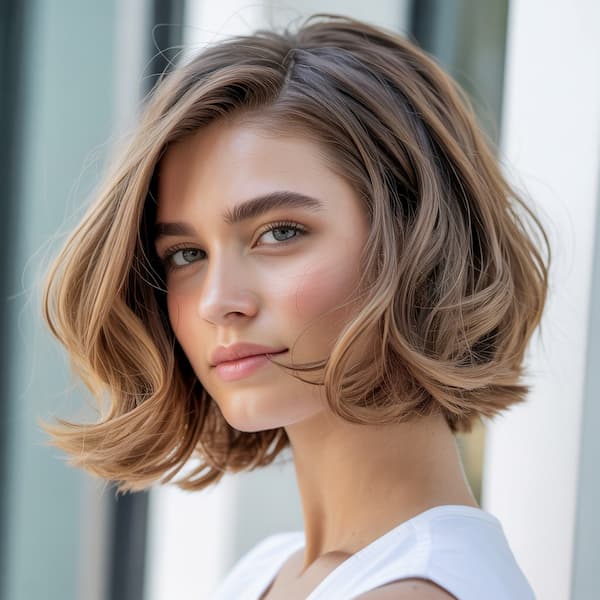 Simple Wavy Layered Bob