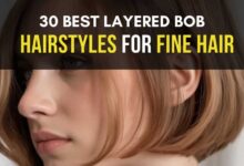 Beautiful Layered Bob Hairstyles for Fine Hair