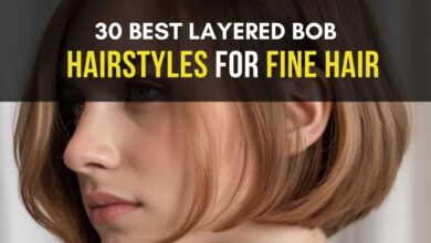 Beautiful Layered Bob Hairstyles for Fine Hair