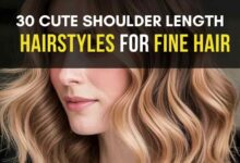 Shoulder Length Hairstyles for Fine Hair