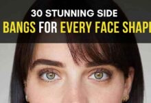 Stunning Side Fringe or Bangs for All Face Shape