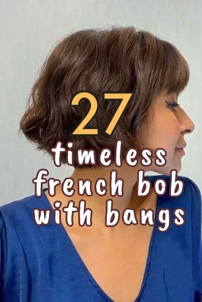 Timeless French Bob with Bangs