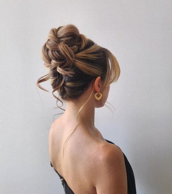 High Claw Clip Bun