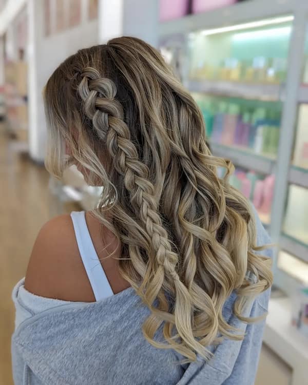Side Braid with Waves