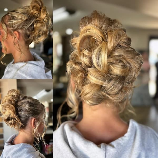 Mohawk-Inspired Updo