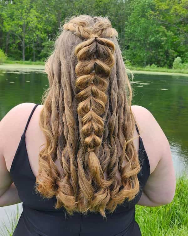 Waterfall Waves with Braid
