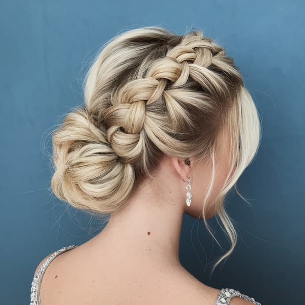 Bubble Braid Updo