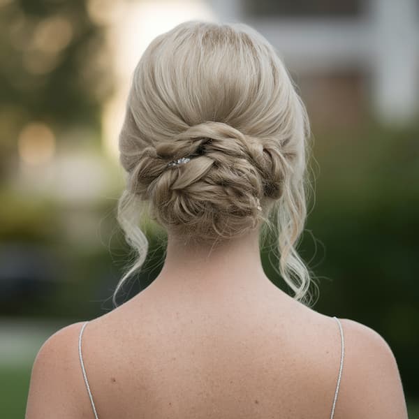 Twisted Low Bun