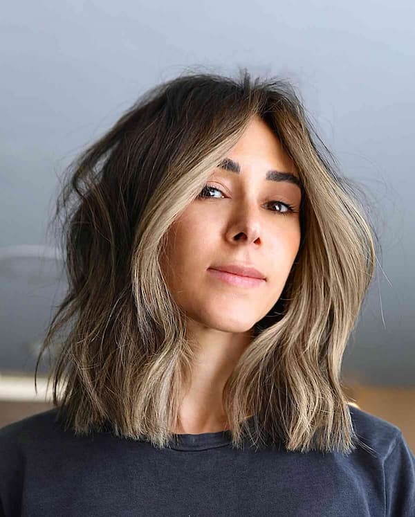 Lob for Thick Hair