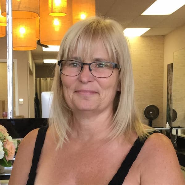 Thin Blunt Bangs with Long Bob