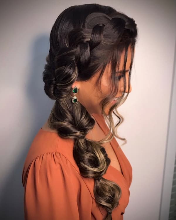 Bubble Side Ponytail