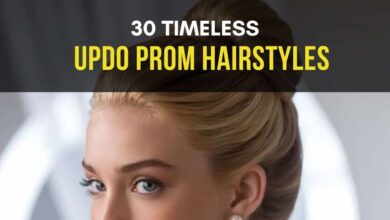 Timeless Updo Prom Hairstyles