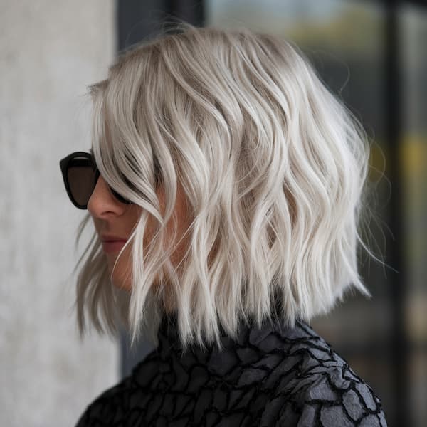 A-Line Wavy Bob