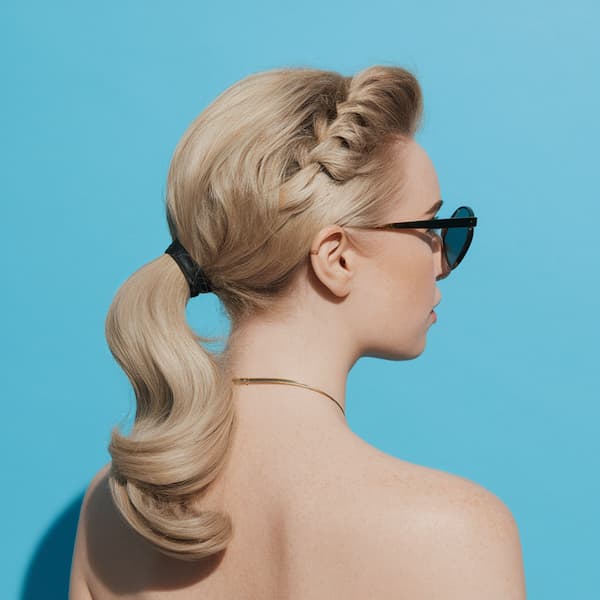 Old Hollywood Side Ponytail