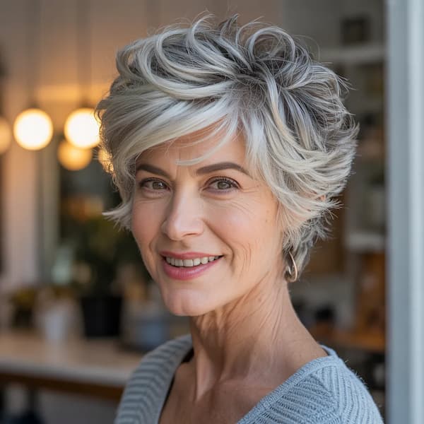 Messy Spiky Layers with Side-Part