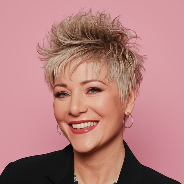 Shaggy Spikes with Wispy Bangs