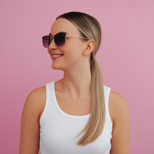 Easy Straight Side Ponytail