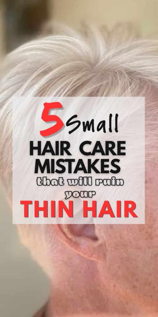 5 Hair Care Mistakes That'll Ruin Your Thin Hair