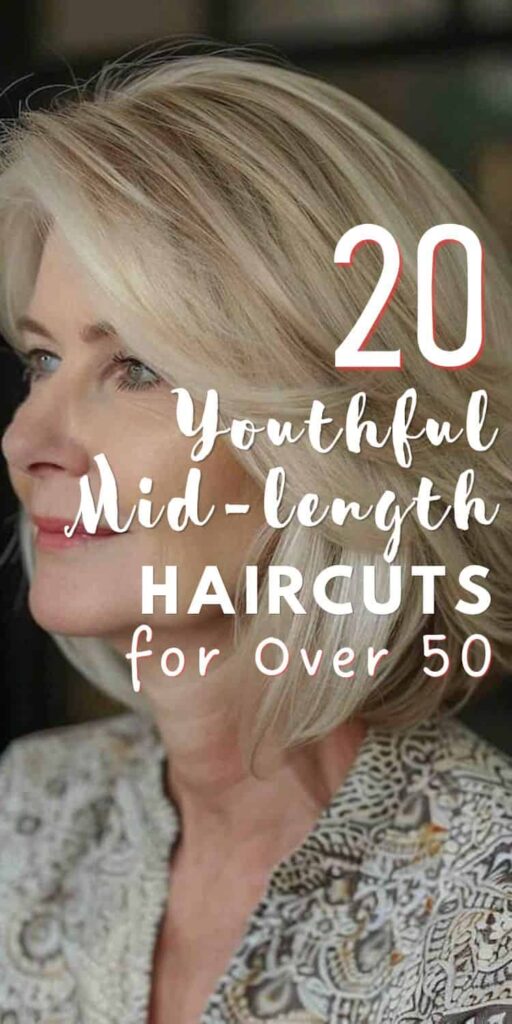 Youthful Medium Hairstyles for Women Over 60