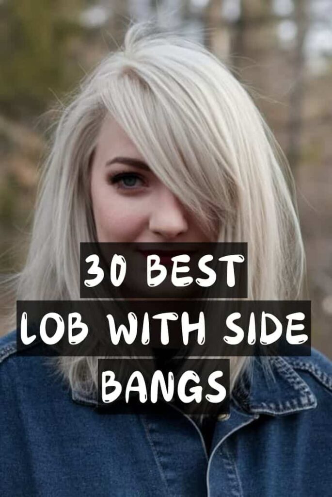 Cool Lob with Side Bangs for All Women