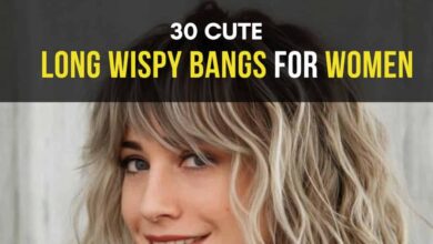 Long Wispy Bangs for All Women