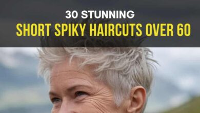 Stunning Short Spiky Haircuts for Over 60