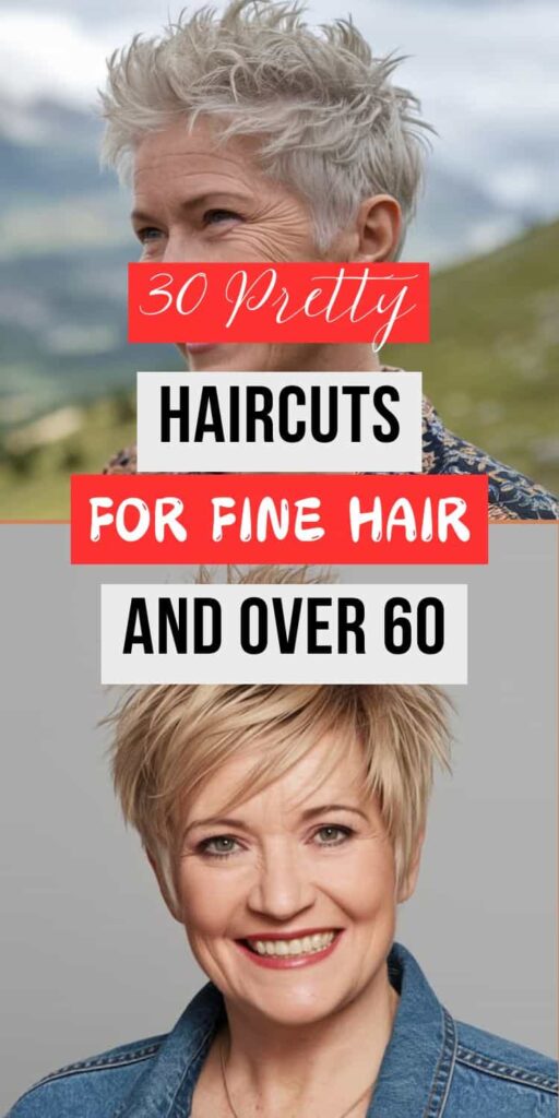 Stunning Short Spiky Haircuts for Over 60
