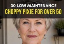 Low-Maintenance Choppy Pixie Cuts for Women Over 50